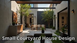 Small courtyard house design | Courtyard house design low budget