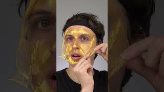 Satisfying Gold Peel-Off Mask Asmr