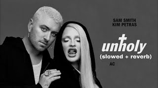 Sam Smith feat. Kim Petras - Unholy (slowed + reverb) Resimi