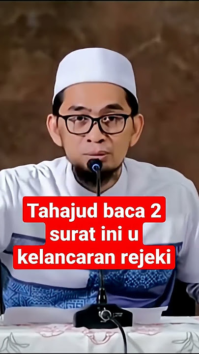 Read these two letters during the Tahajud prayer and your fortune will be made easier - Ustad Adi...