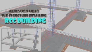 3D Animation Video For Sub Structure Detailing ( Rcc Building )