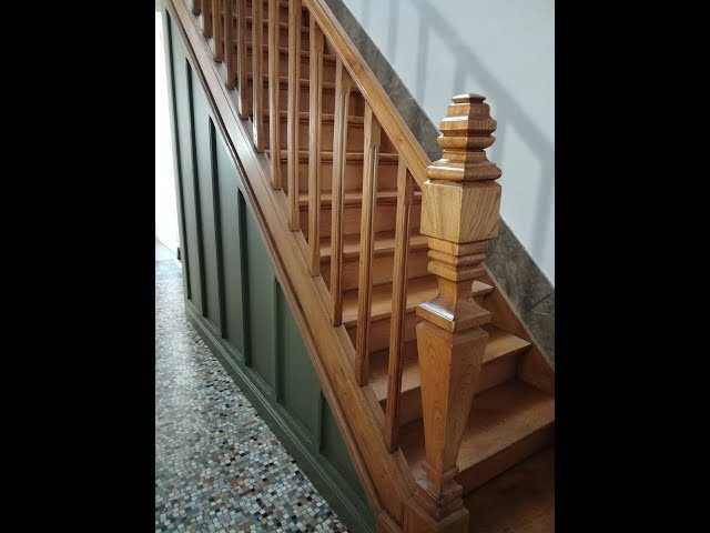 Décapage escalier bois, peinture - Nuances Peintures 17