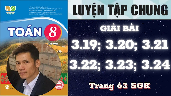 Giải bài tập toán 8 tập 2 trang 63