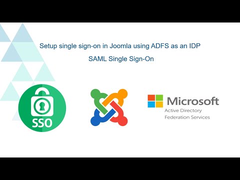 ADFS SAML Single Sign-On | Log in to Joomla | ADFS Joomla Single Sign-On ( SSO )