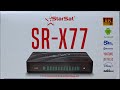 معرفی و انباکس رسیور استارست STARSAT X77جهت تهیه و خرید باما تماس بگیرید 09144344709 