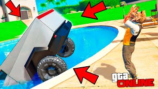 FOUND THE TESLA CYBERTRUCK SUV! - BATTLE OF CAR RIDERS IN GTA 5 ONLINE