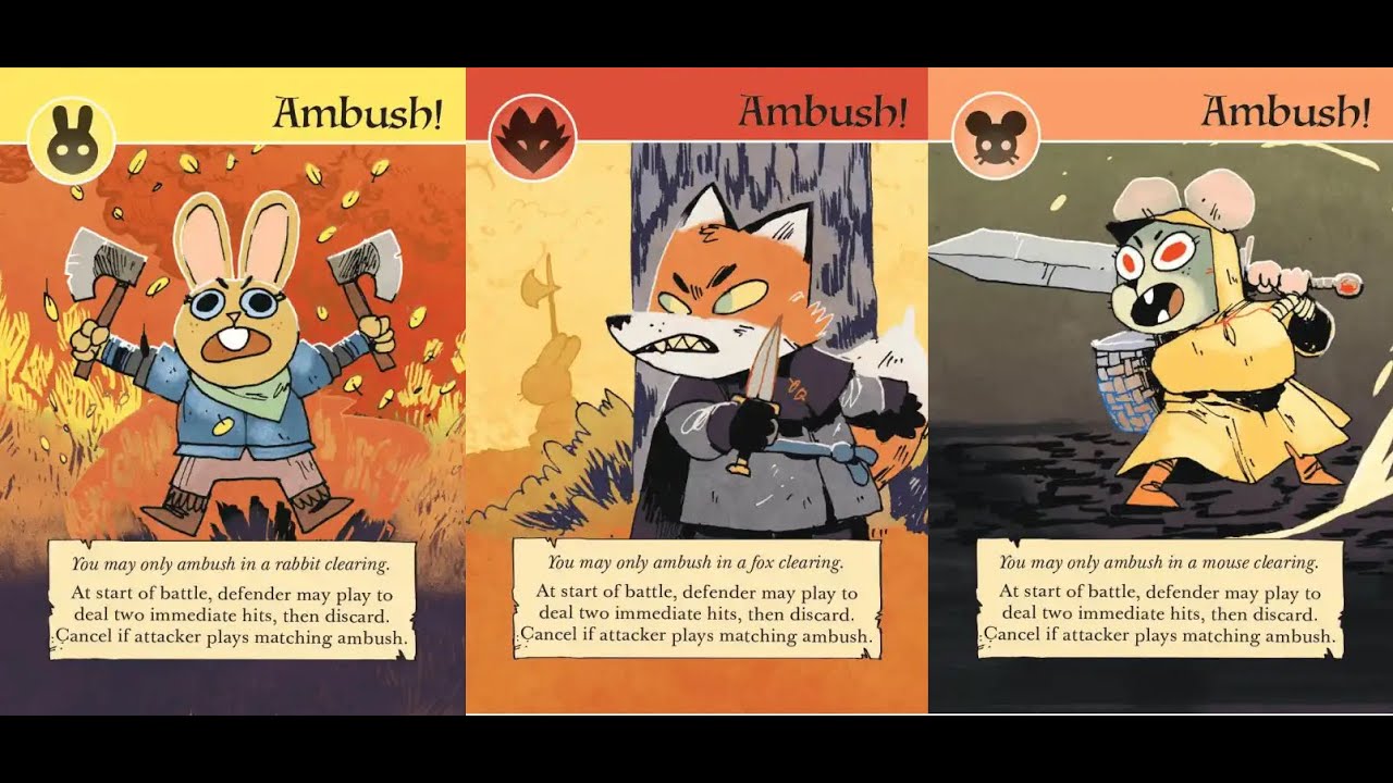 Root Crossbow Card Hướng dẫn chơi Board Game ROOT Tập 17: Live stream nói về các lá bài ...