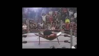 Jeff Hardy ddt on Abyss through table