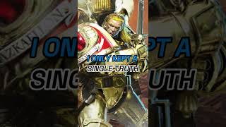 He Lied To Sanguinius