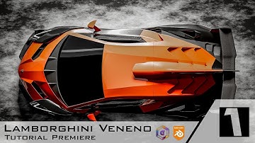 Blender car modelling... Lamborghini Veneno tutorial. (Part 1)