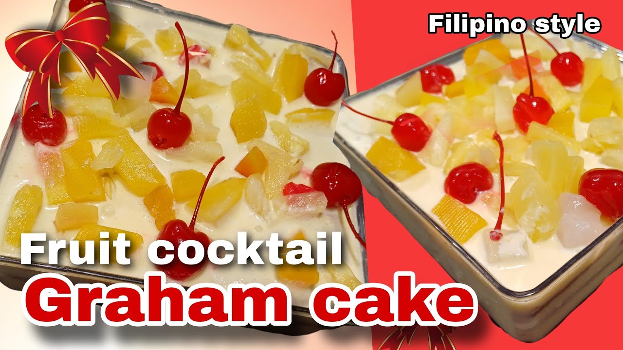 Easy Fruit cocktail graham cake recipe Patok na summer dessert