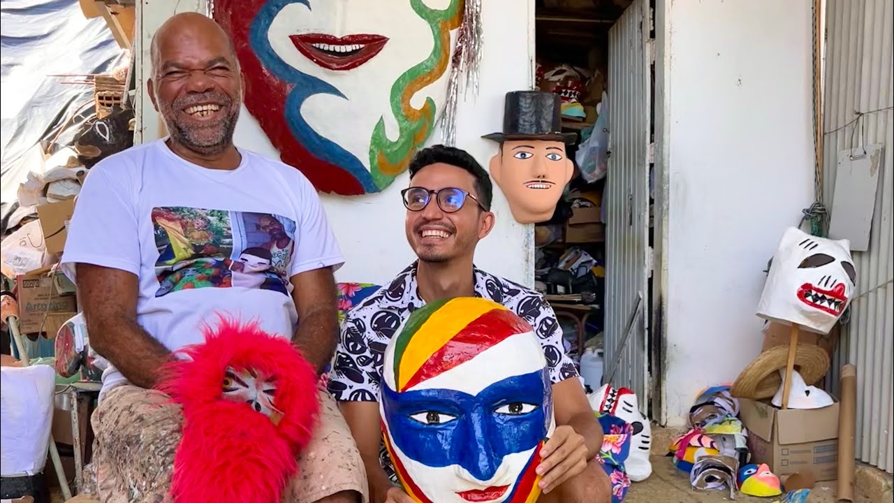 Conheça o artista Gê das Máscaras de Olinda