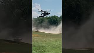Not every day you get to see a MEDEVAC Blackhawk landing nearby!!