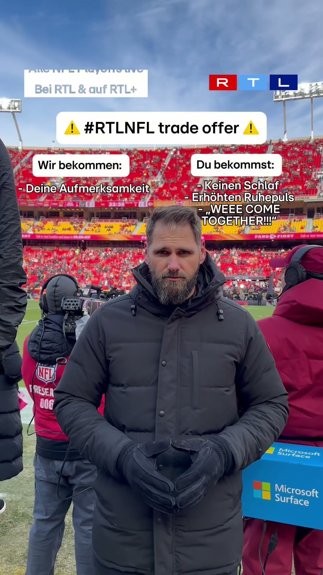 #RTLNFL Handelsangebot ??