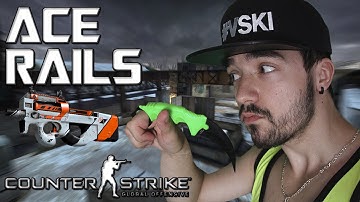 CS:GO - ACE - MAP : RAILS WITH P90 ASIIMOV