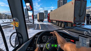Realistic Snow Bus Driving ❄️🥶 | Bus Simulator ULTIMATE 2026  screenshot 2