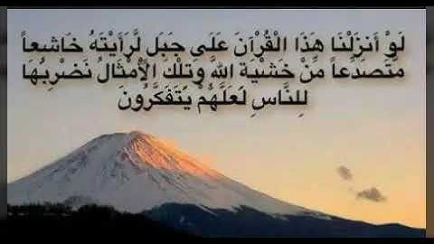 تلاوة مؤثرة لأواخر سورة الحشر للقارئ الشيخ محيي الدين أبو العلا