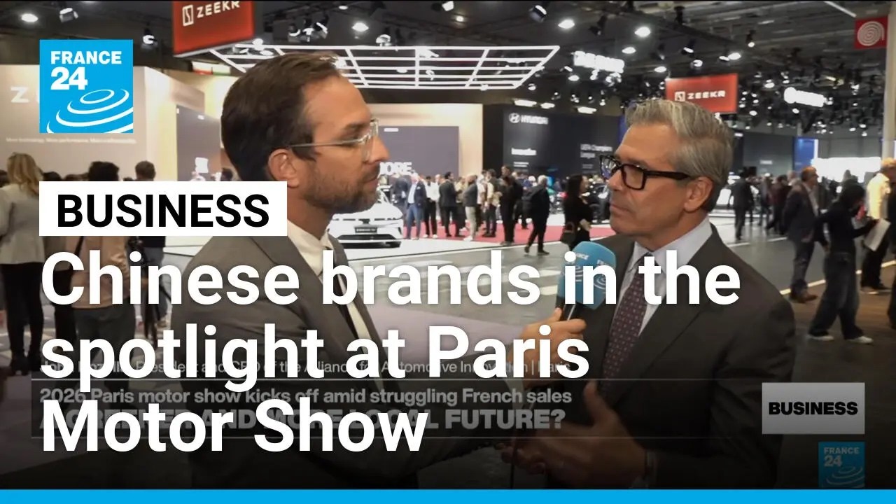 2026 Paris Motor Show: Western carmakers face steep competition from Chinese rivals • FRANCE 24