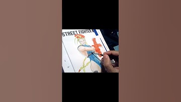 "Killer Bee" Cammy Time-lapse #timelapse #art  #streetfighter #cammy