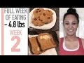 My Weight Loss Journey | Full Week of Eating: WEEK 2