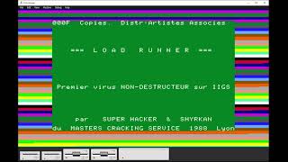 Load Runner Demo (NotAVir) but on Apple IIgs