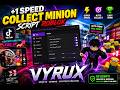 +1 Speed Collect Minion Script Roblox | Auto Farm, GET CELESTIAL, DIVINE! 🚀