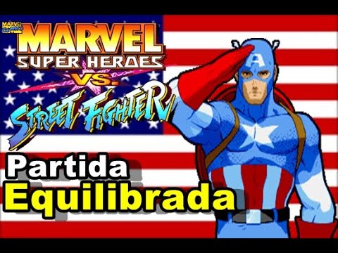 Que Partida Equilibrada! - Marvel Super Heroes vs Street Fighter.