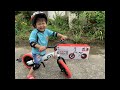 3歳にストライダープレゼント☆組み立て〜乗ってみた＼( 'ω')/ﾊﾞｯ