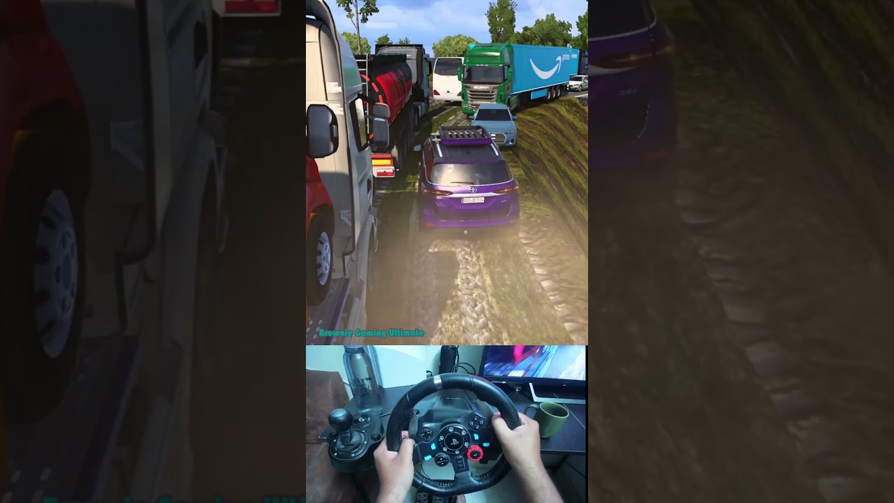 Funny Moment In Euro Truck Simulator "ETS2" 😂😹 