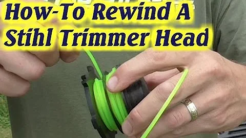 Stihl Trimmer Head-How To Rewind A 2 String Head - 25-2