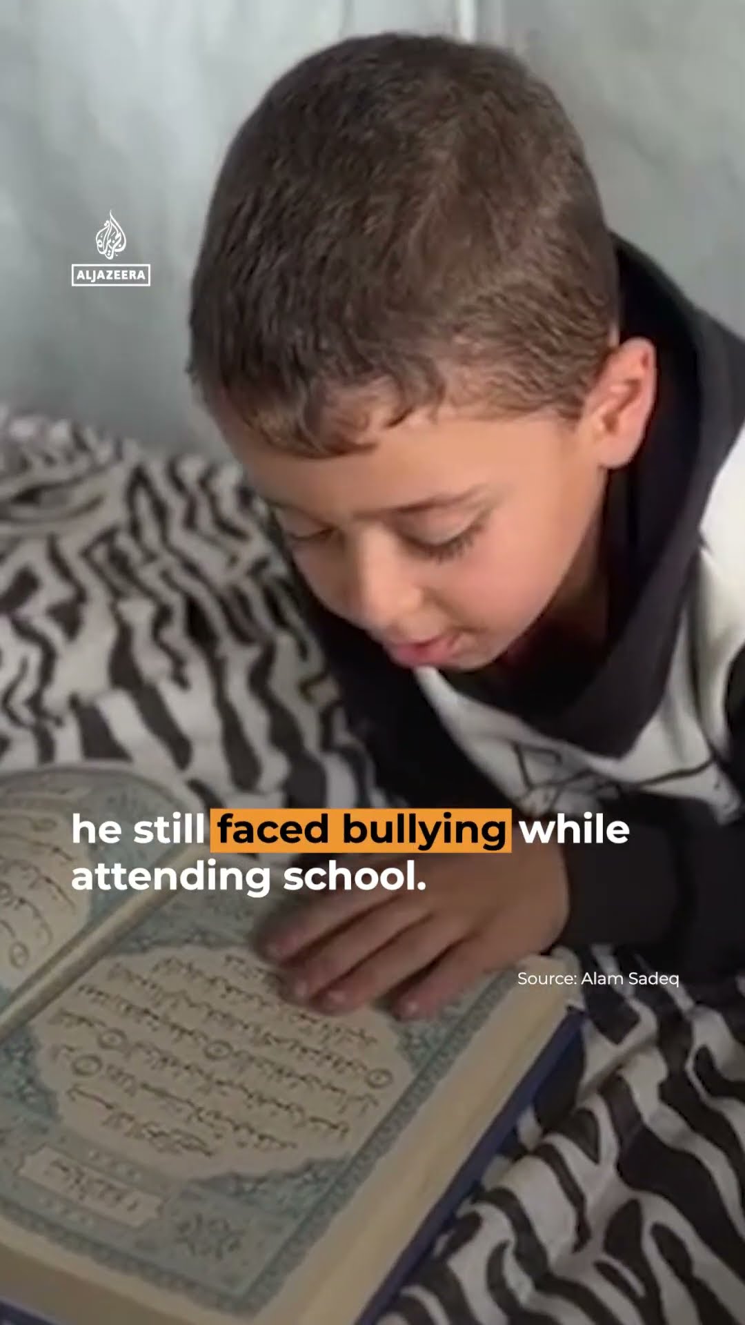Disabled boy in Gaza dreams of playing with friends | AJ#shorts