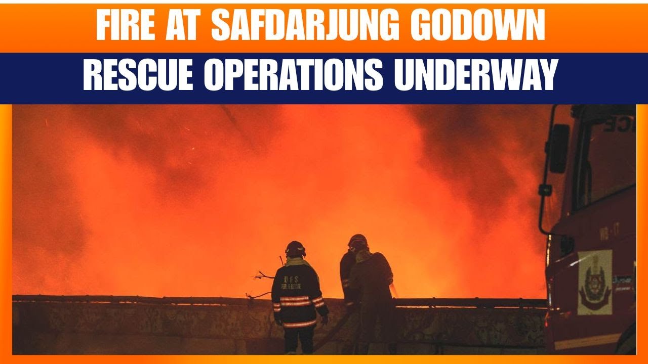 Fire Breaks Out at NDMC Godown in Safdarjung, Rescue Efforts Underway