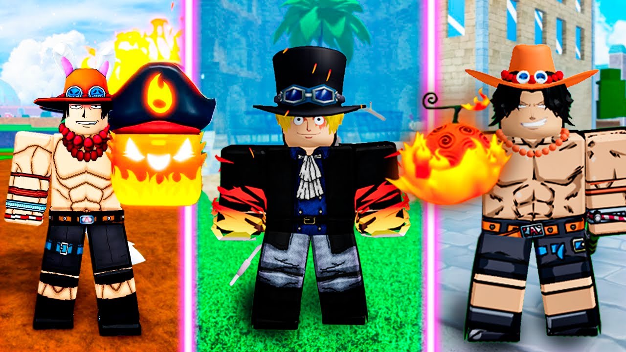 Dominé la Fruta FUEGO en TODOS los Juegos de Roblox One Piece!