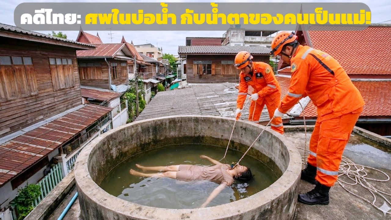 คดีสะเทือนขวัญไทย: กลิ่นเหม็นจากถังน้ำ “แม่…หนูไม่อยู่แล้ว” โศกนาฏกรรมของสาววัย 19 – การเดินทางไขคดี