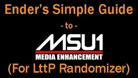 How To MSU1 Your LttP Randos! (And a little more info)