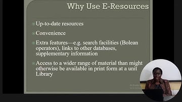 Open Educational Resources and introduction to UR e-Resources by Dr  Robinah Nakurate