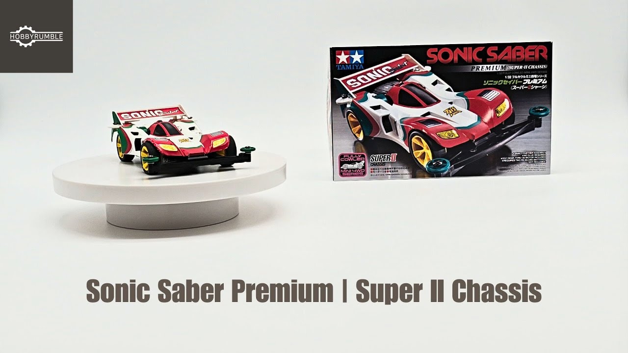 Tamiya Mini4WD - Sonic Saber Premium - Super II Chassis - Build With Me