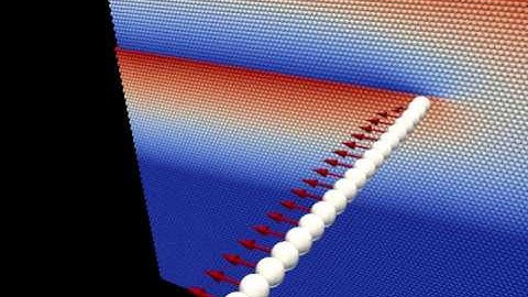 Straight hybrid edge dislocation in CADD 3D