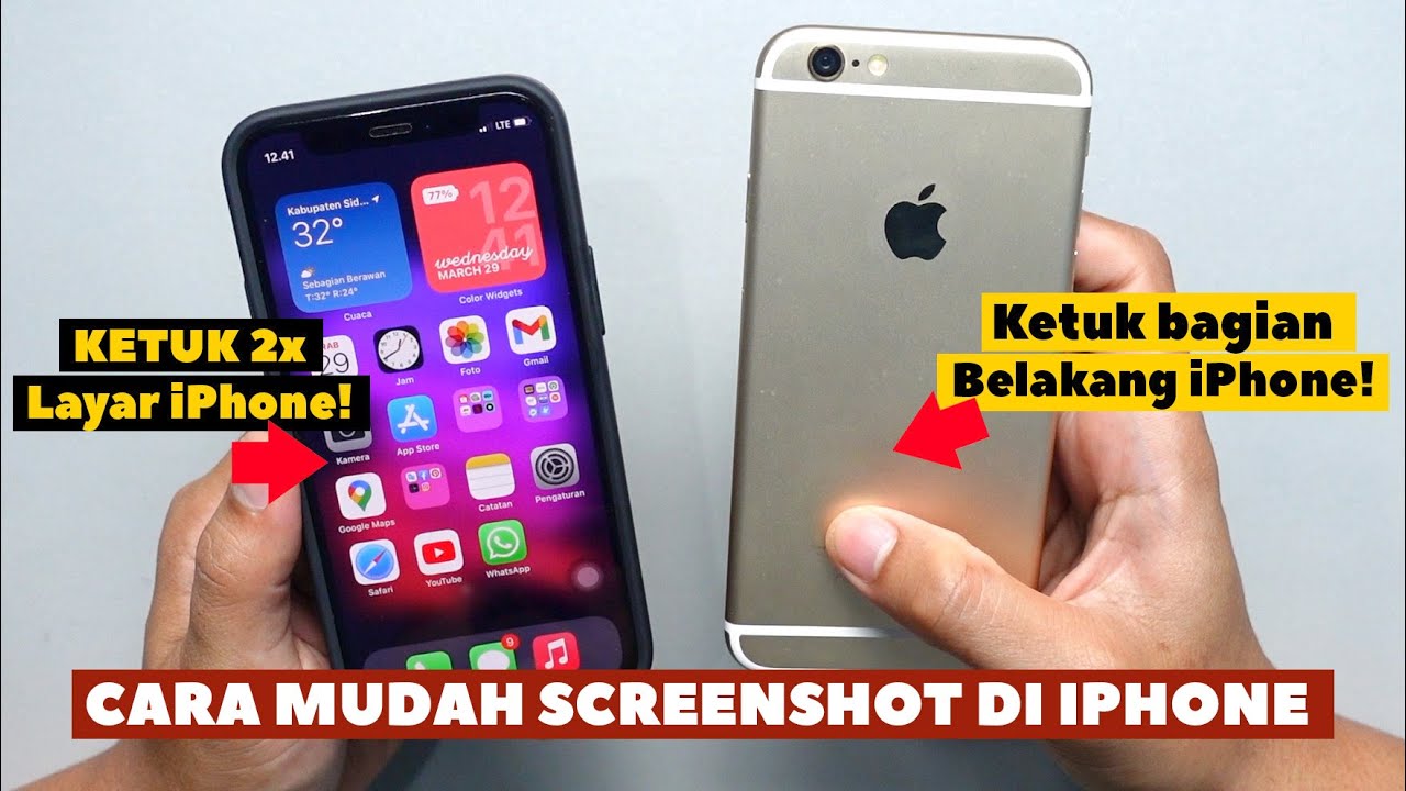 Ketuk 2 Kali di iPhone Auto Screenshot! YouTube