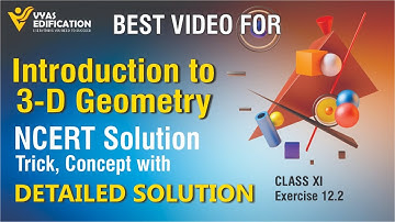 Introduction to Three Dimensional Geometry |  Chapter 12 Exercise 12.2 | Class11th NCERT #maths