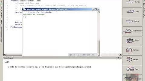 Pseint -  Saludo Personalizado E/S