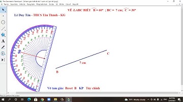 [GSP] Vẽ tam giác biết 1 cạnh và 2 góc kề (gcg)