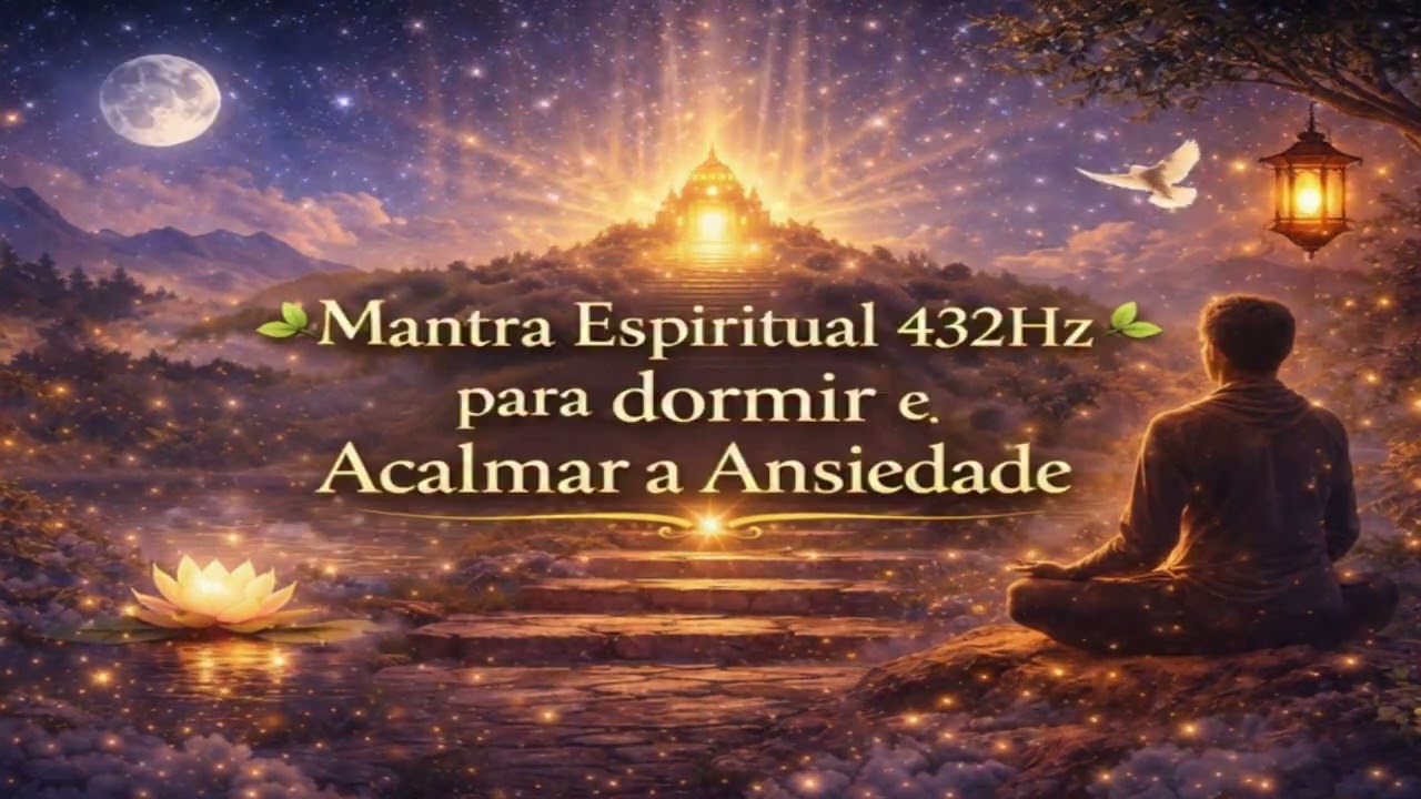 Mantra Espiritual 432Hz para Dormir - um cântico de paz, silêncio interior e descanso profundo