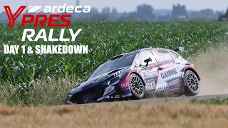 Ypres Rally 2026 Day 1 & Shakedown Crash & Action