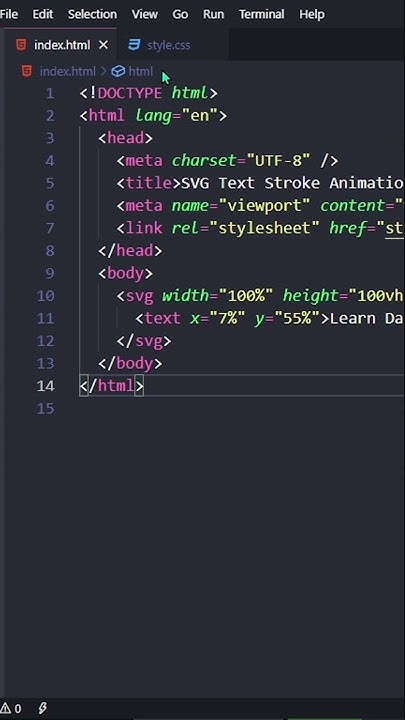 CSS SVG Text Animation | Creative Text Animation Effects #Shorts - YouTube