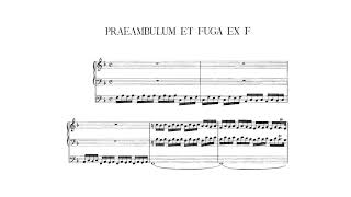 Vincent Lübeck - Prelude And Fugue In F Major. Lubwv 8.