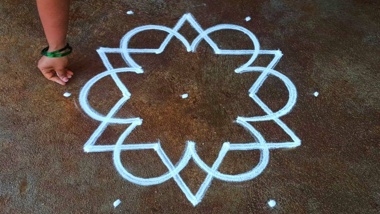 Panguni uthiram special star flowers kolam|5*3 Begginners rangoli| pandaga muggulu| Super rangoli