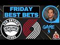 Spurs at Trail Blazers 4/24/26 NBA Playoffs Best Bet - NBA Picks and Predictions Robert Ferringo