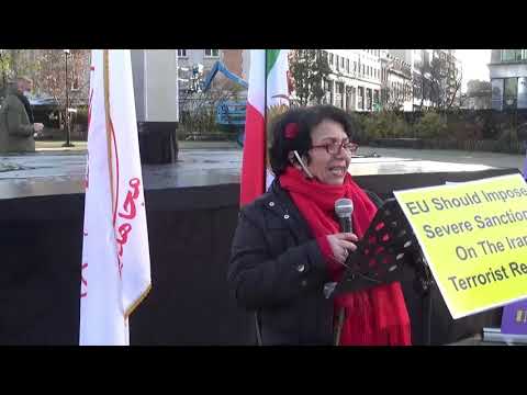 NCRI Supporters Protest In Brussels Simultaneous With JCPOA Joint Commission _ Speeches