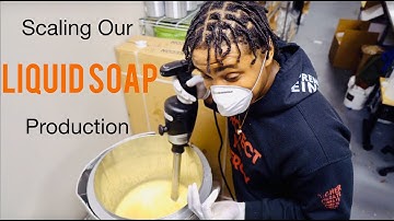 Liquid Soap vs Bar Soap Production, Scaling Our Liquid Soap Production, Chamomile & Calendula